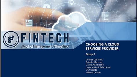 fintech cloud services provider